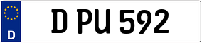 Truck License Plate